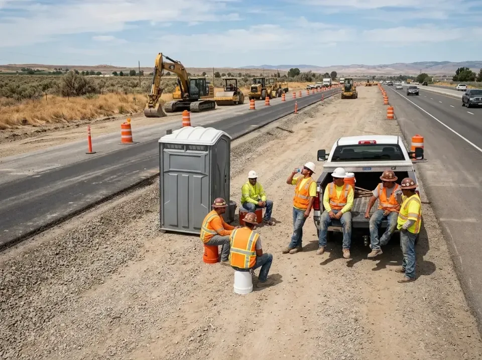 highway-road-construction-crew-007 — frequently asked questions, Porta Potty and Restroom Rentals in Mabton, WA